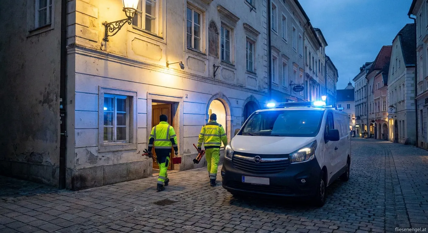 24-Stunden Service Steyr Notfallteam bei Arbeitseinsatz