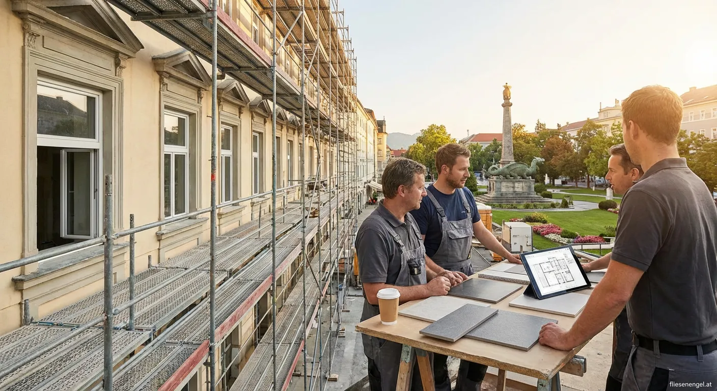 Modernes Wohnzimmer nach Renovierung in Klagenfurt